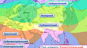 Кліматичні пояси Євразії