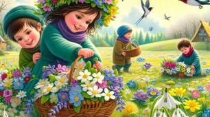 Сценарій весняного свята Діти - весни первоцвіти. Старша група.