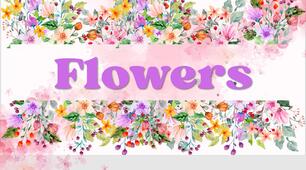 Анімована презентація на тему "Flowers" (з аудіосупроводом)