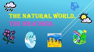 Vocabulary – The natural world, The weather (Unit 7 "Wildlife watch" Gateway 2nd Edition A2)
