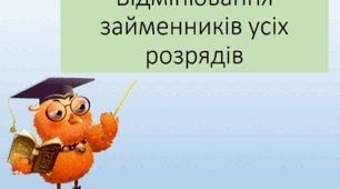 Відмінювання займенників усіх розрядів