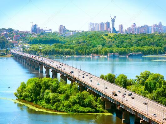 Місто Київ - столиця України — Стокове фото © Subbotina #12802876