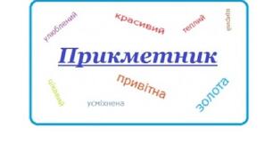 Діагностична робота за темою "Прикметник" НУШ