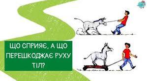 ЩО СПРИЯЄ, А ЩО ПЕРЕШКОДЖАЄ РУХУ ТІЛ