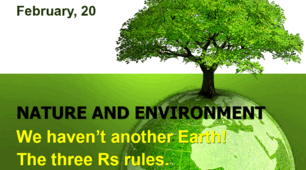 Form 9. Lesson 62. We haven't got another Earth! The three Rs rules.