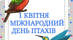 Тематичний комплект "1 квітня - Міжнародний день птахів"