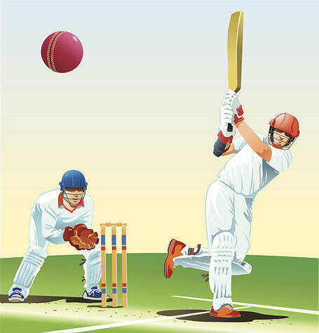 Game Of Cricket Stock Illustration - Download Image Now - Sport of Cricket, Batsman, Cricket Player - iStock
