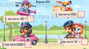 Ділення круглих чисел виду 60 : 3, 600 : 3. Знаходження частини від числа.