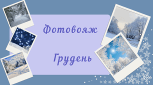Фотовояж - ГРУДЕНЬ. Спостереження за природою