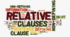 Defining and non-defining clauses