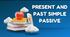 Present and past simple passive