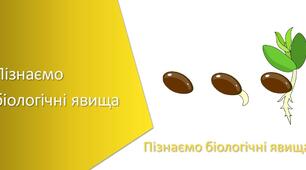 Пізнаємо біологічні явища
