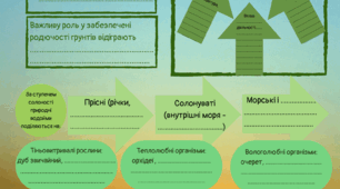 Робочий аркуш за розділом 4 "Пізнаємо взаємозв’язки в природі" темою 1 "Взаємозв'язки організмів з неживою природою""