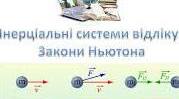 Інерціальні системи відліку. Закони Ньютона.