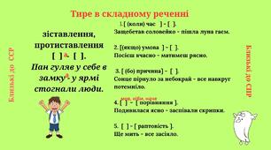 Презентація " Тире у складному реченні"