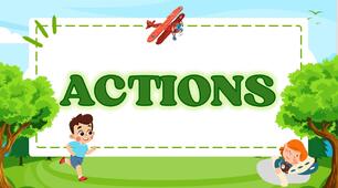 Анімована презентація з теми "ACTIONS" (з аудіосупроводом)