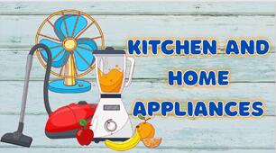 Презентація "Kitchen and home appliances" (з аудіосупроводом) для вивчення лексики