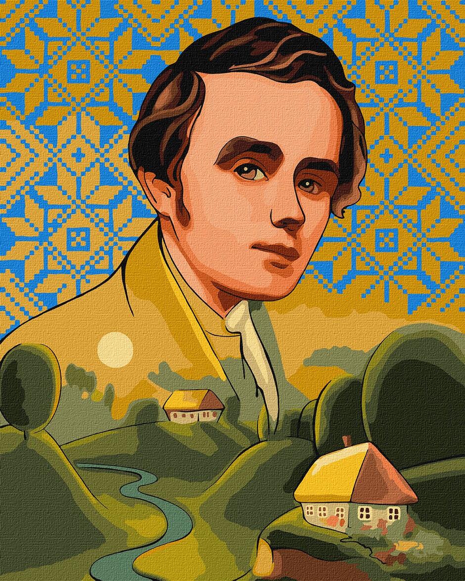 Картина за номерами - Тарас Шевченко ©mosyakart (KHO2546)