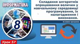 Інструктаж з БЖД. Цикл з лічильником. Складання алгоритмів опрацювання величин у навчальному середовищі програмування, їх налагодження та програмування.