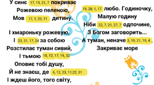 Роздатковий матеріал для проведення тематичного уроку присвяченому Т.Г.Шевченку