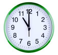 Wall Clock Isolated On White Background Stock Photo - Download Image Now - Clock, 11 O'Clock, Number 11 - iStock