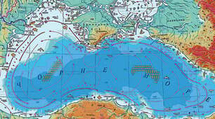 Таблиця-шаблон : "Порівняння Чорного та Азовського морів " 8 клас