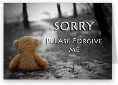 Turnhover Greeting Card" Sorry Please Forgive Me" : Amazon.in: Office Products
