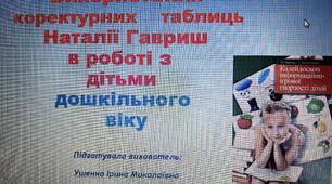 Коректурні таблиці - презентація