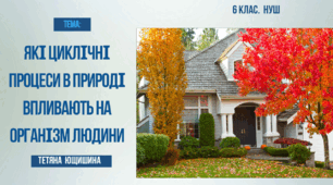 Презентація. 6 клас. Які циклічні процеси в природі впливають на організм людини.