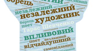 Хмара слів до Тараса Шевченка