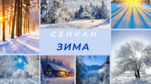 Творчий процес - технологія "Сенкан". Пори року - ЗИМА