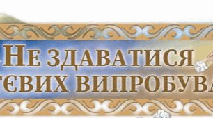 Діагностична робота на тему "Не здаватися в життєвих випробуваннях" 