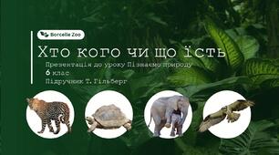 ХТО КОГО ЧИ ЩО ЇСТЬ? презентація до уроку Пізнаємо природу 6 клас