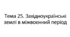 НМТ за темою "Західноукраїнські землі в міжвоєнний період 1921-1939 рр."