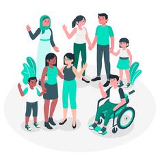 Community concept illustration
