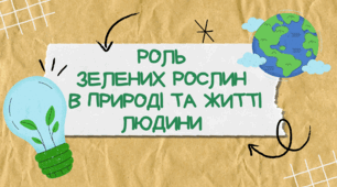Мультимедійні презентація "Роль зелених рослин в природі та житті людини"