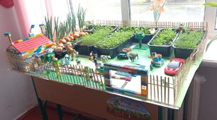 Інтегрований проєкт з використанням Lego  «Город на підвіконні: від зернини до рослини»