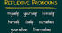 Reflexive pronouns