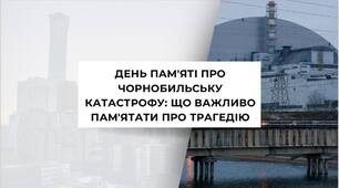 26 квітня - День Чорнобильської трагедії. Міжнародний день пам'яті жертв радіаційних аварій і катастроф
