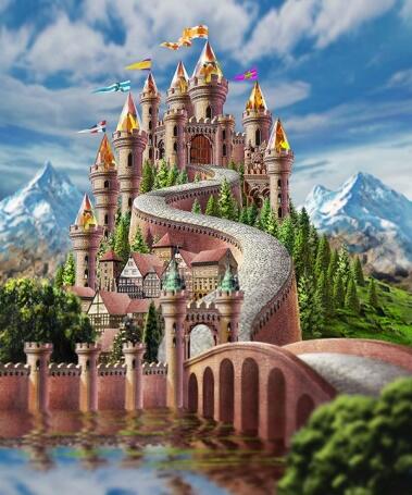 5D DIY My Diamond Art rainbow Castle Diamond Painting Kit - Etsy