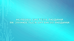6 клас НУШ. "Нервова система людини. Як змінюється організм людини. Режим дня" 