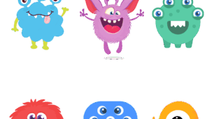 Завдання "Monsters". Parts of the body.