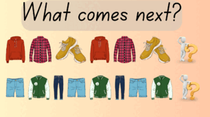Одяг (clothes, present continuous)