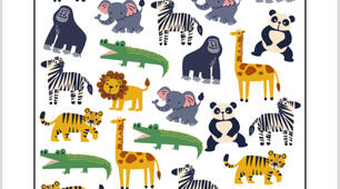 Матеріал для друку: Let’s count animals!