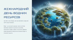 Презентація "Міжнародний день водних ресурсів"