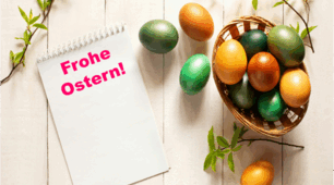 Презентація. Німецька мова 6 (2). "Frohe Ostern!"