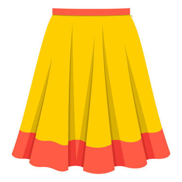 Skirt Stock Illustration - Download Image Now - Skirt, Clothing, Fashion - iStock