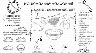 Вареники - національна українська страва.