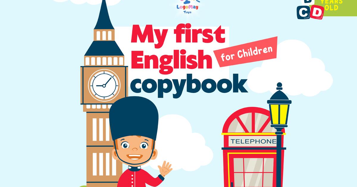My English Copybook Page Garde 📚 My first English copybook. Alphabet, numbers 📚 Мій перший зошит з