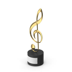 Music Award Trophy PNG Images & PSDs for Download | PixelSquid - S11188353C